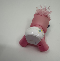 My Little Pony Baby Newborn Cuties MLP Hasbro Pinkie Pie In White Diaper 3”