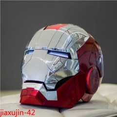 AUTOKING 1:1 Wearable JARVIS Voice Control Cosplay Iron Man MK5 Helmet Mask Gift