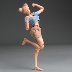 Romankey X COWL 1/12 Soldier Action Figure 6in Girl Suntan Skin Joint Body Model