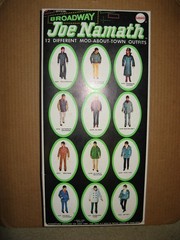 Mego Vintage 12” 1970 Joe Namath, Uniform, Stand, Booklet, Original Box