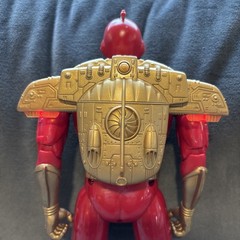 Vintage 1996 Turbo Man Jingle All The Way 13.5” Action Figure Tiger – Works!