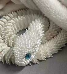 Realistic 3D Printed Articulated Snake Simulation Animal Snake Fidget Toys Decor
