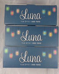 Luna 3 colorway lot 6.5-inch vinyl figure by The Bots Blue Pink Gray Urban daily