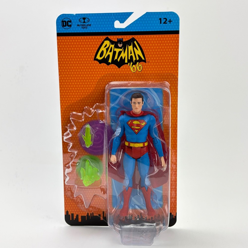 McFarlane Toys DC Retro Batman ’66 Superman 6 Inch Action Figure with Kryptonite