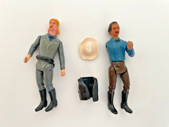 1975 Carolina Enterprises Legends of the West Wyatt Earp & Wild Bill Hickok Figs