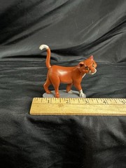 Thomas O’Malley Aristocats Orange Alley Cat 3′ PVC Cake Topper Rare HTF Figure