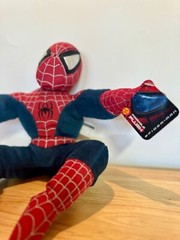 Toy Biz Rare Spider-Man Poseable Plush 2002 Columbia Pictures Item 43779