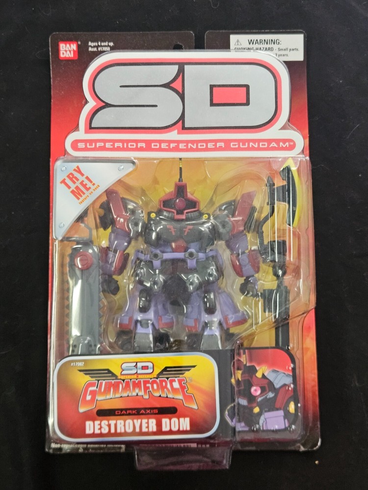 2003 SD Gundam Force Destroyer Dom Bandai Figure NIB RARE