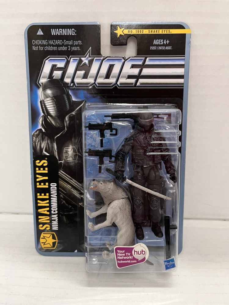 GI Joe Snake Eyes Pursuit of Cobra Ninja Commando 3.75” Action Figure 2010 #1002