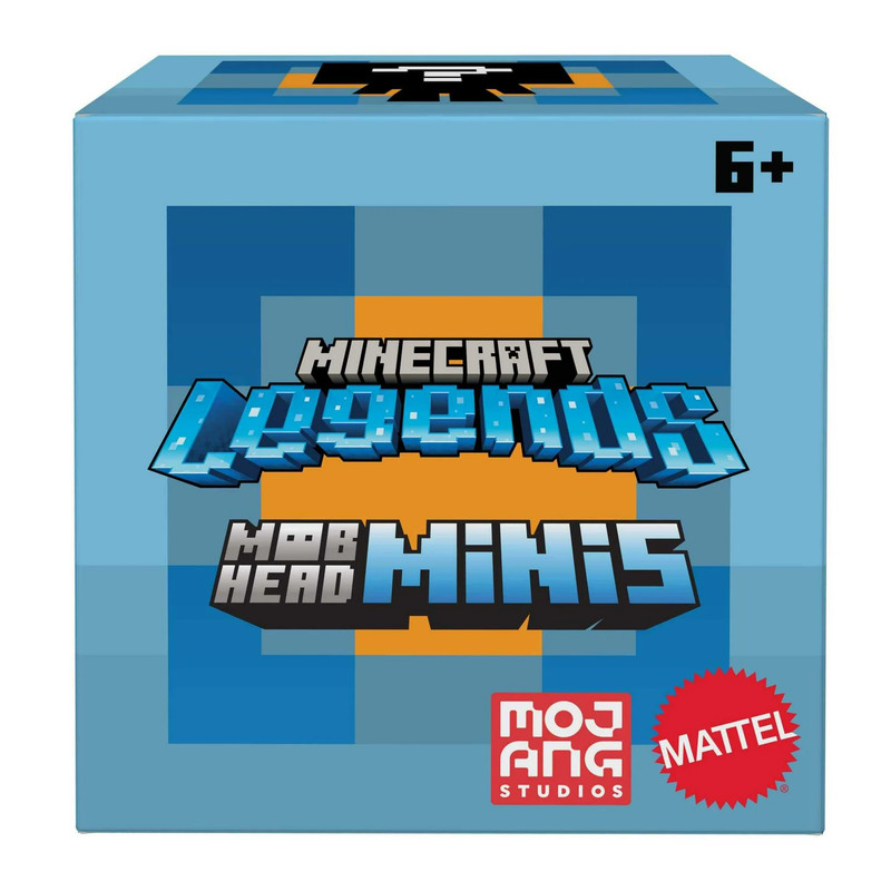 Minecraft Legends Skeleton Action Figure Mob Head Minis Toy Pixelated Design