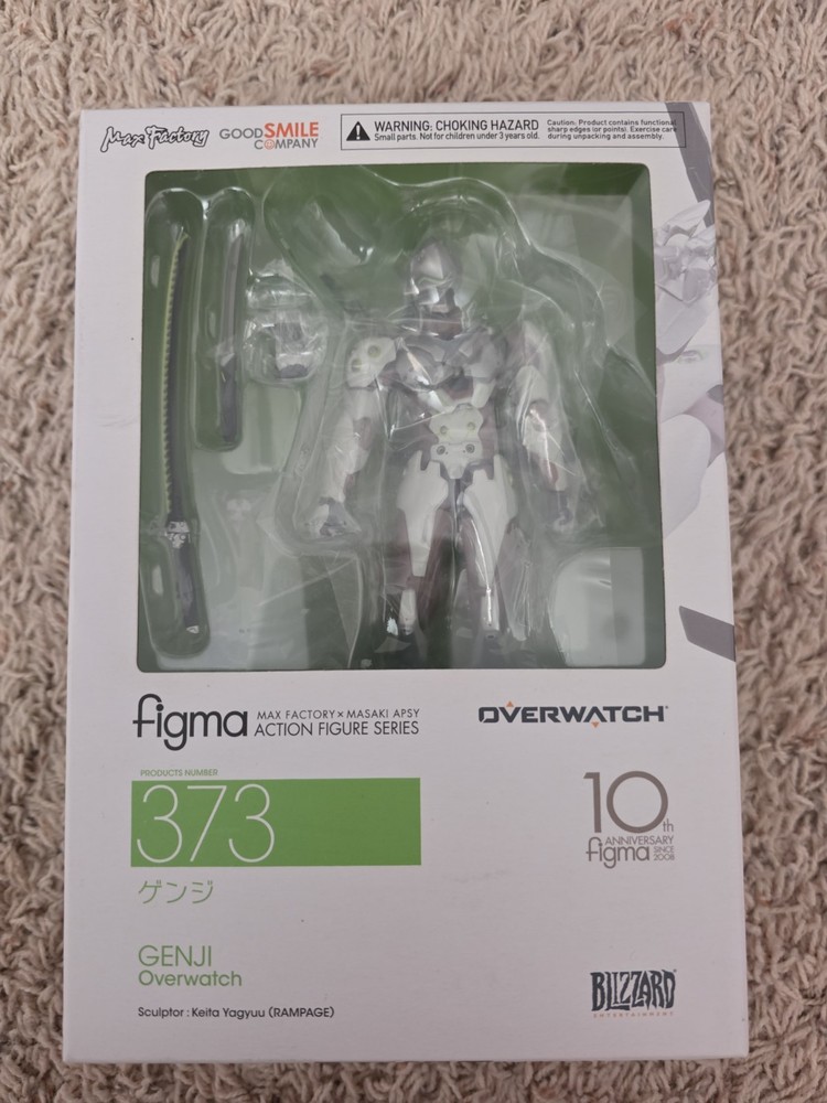 Max Factory FIGMA 373 Genji Overwatch Good Smile Company NIB US Seller