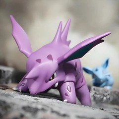 Pokemon Nidoqueen Nidoking Evolution PVC Figure Set Mini Anime Model 2-6cm