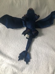 Posable How To Train Your Dragon Toothless Nightfury Plush Dreamworks Studio 16”