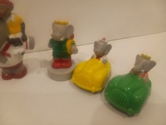Arby’s 1990 Barbar The Elephant With Other Toys + Ornament