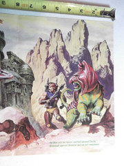 Grayskull Battle Poster Vtg 1980’s Motu He-man Skeletor Battle Cat, Earl Norem