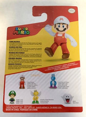 NEW Jakks 42546 FIRE MARIO 2.5 Inch Mini-Figure Super Mario Bros Nintendo toy