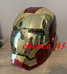 US!!! Iron Man MK5 1:1 Helmet Wearable Voice-control Mask Cosplay AUTOKING Gift