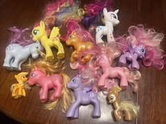 My Little Pony Starsong Pegasus Ponies Lot 2008 Hair Purple 2007 Lot 10 Brushab