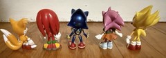 Lot Of 5 2.5 Jazwares Sega Sonic Hedgehog Figures Sonic Tails Knuckles Amy