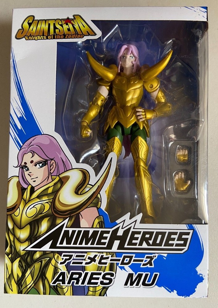 Saint Seiya Knights of the Zodiac Anime Heroes Aries Mu Action Figure