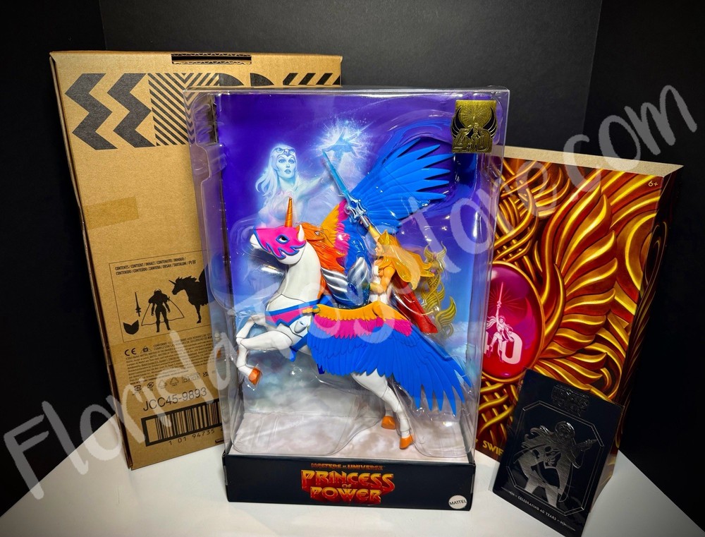 2025 MOTU Princess of Power 40th Anniversary: SHE-RA & SWIFT WIND Figure Set