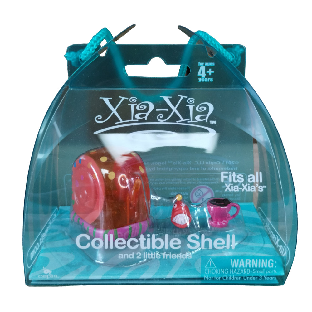 Cepia Xia Xia Collectible Shell & 2 Little Friends Mini Fish Coffee Cup New 2011