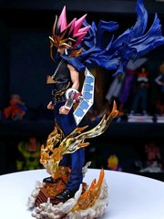 Yu-Gi-Oh Atem Yami Yugi Muto Dark Magician 28cm Figure Statue With Box