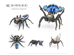 The Diversity of Life on Earth Peacok Spider Figure Bandai Capsule Toy