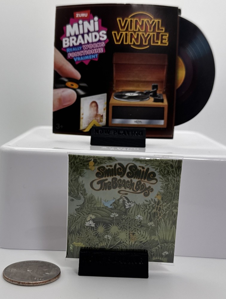🎶 New! ZURU Mini Brands VINYL Series- *Rare* THE BEACH BOYS – Good Vibrations