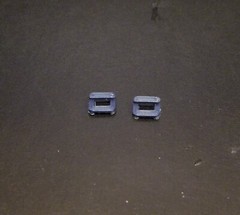 GI Joe 3D printed replacement helmet lug, D lug in green, blue, black & white
