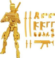 Assembly Completed T13 Action Figure, Titan 13 3D Printed Action Figure, 3D P…