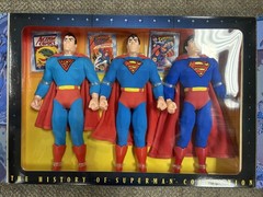+ Hasbro 1996 The History of Superman Collection 3 Action Figure Set NIB