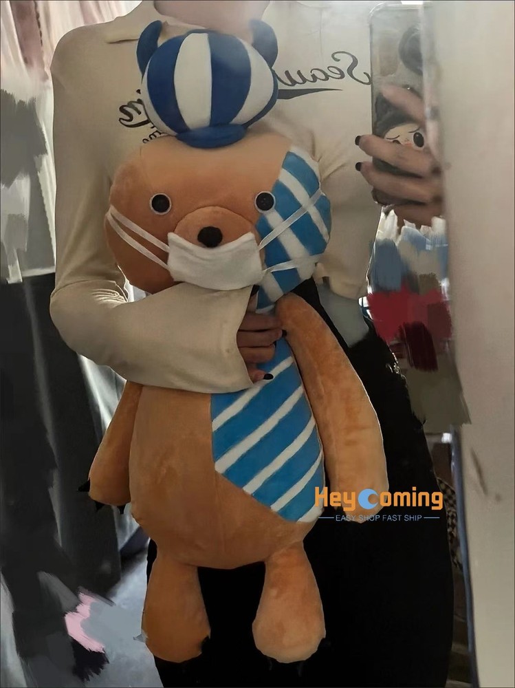 2026 Anime Perona Zombie Bear Kumasy Plush Toy Stuffed 60Cm Bear Cos Doll Gift