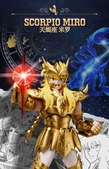 BLOKEES Saint Seiya Action Figure Aries Mu Leo Aiolia Scorpius Milo Assembly Toy