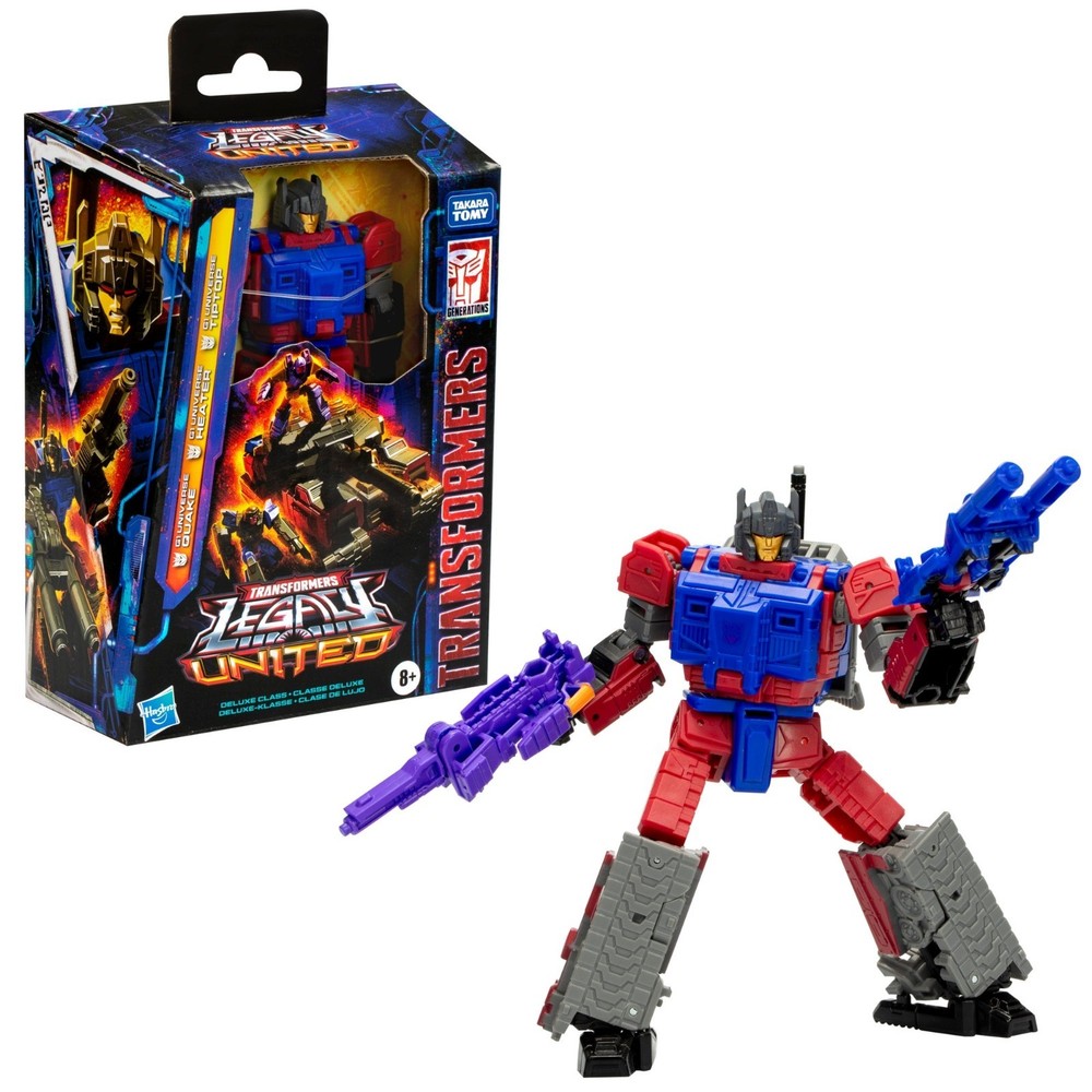 Transformers Quake Heater Tiptop Legacy United Deluxe Class G1 Universe 2024 New