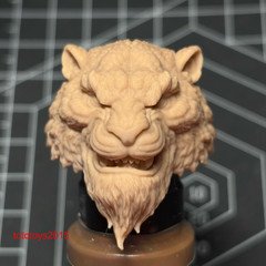 1:6 1:12 1:18 Head Sculpt King Tiger Monster For 12″ 6″ 3.75″ Action Figure Toy