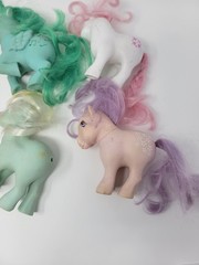 My Little Pony Lot Hasbro G1 8 Figures Bait As Is Ooak
