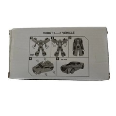 Yellow Sports Car Transformer New In Open Box