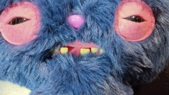 Fuggler ALLEY CATS Cheeze Limited Collectors Edition Blue Stray Funny Ugly Teeth