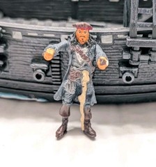 Zizzle Pirates of the Caribbean Black Pearl Micro Ship Set & Jack Sparrow