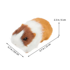 Realistic Hamster Plush Toy Lifelike Soft Stuffed Animal Gift