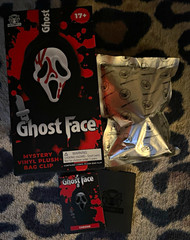 CHROME GHOST FACE MYSTERY CHASE VINYL PLUSH KEYCHAIN