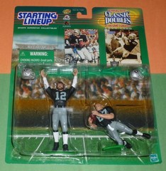 1999 Classic Doubles KEN STABLER rip DAVE CASPER Oakland Raiders Starting Lineup