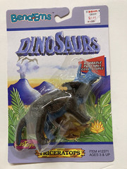 Vintage Dinosaur figures Stegosaurus bend-Ems Bendable Poseable Justoys 1993