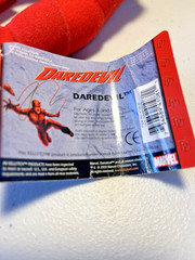 Marvel DareDevil Stuffed Action Figure Bendable Arms & Legs 2003 New With Tags