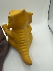Vintage 1988 Land Before Time Cera Triceratops Vinyl hand puppet