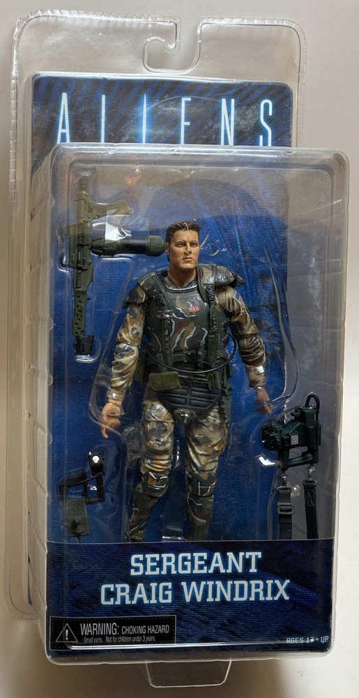 NECA Alien Sergeant Craig Windrix Marine 7″ Action Figure Aliens Movie Series 2