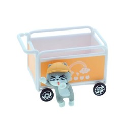 Anime Cat Blind Box Japan Work Cat Cartoon Kitten Figure 1 Random CapToy