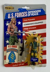 VINTAGE 1986 Remco US Forces Defenders of Peace – Protector US 3 GI Joe NEW MOC