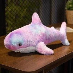 1pc.45/60cm Cute Colorful Shark Plush Toy Soft Stuffed Speelgoed Animal